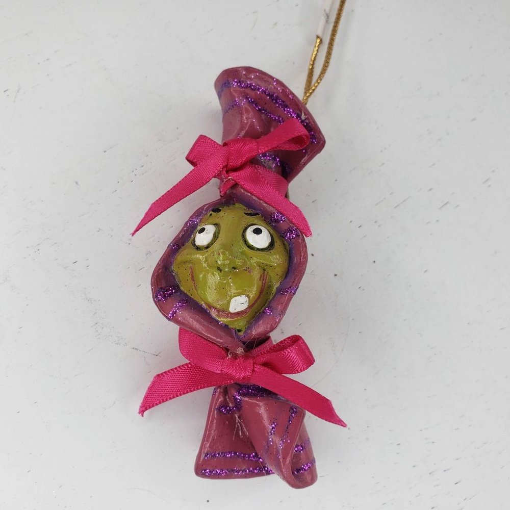 Katherine's Collection Zombie Witch Head Halloween Ornament